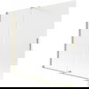 Mexen Velar two-panel sliding bathtub screen 170 x 150 cm, frosted, brushed gold - 896-170-000-31-55