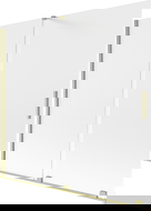 Mexen Velar 2-panel sliding shower screen 170 x 150 cm, frost, brushed gold - 896-170-000-31-55