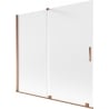 Mexen Velar 2-panel Sliding Bathtub Screen 170 x 150 cm, Frosted, Rose Gold - 896-170-000-31-60