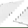 Mexen Velar 2-wing sliding bath screen 170 x 150 cm, frost, gun gray brushed - 896-170-000-31-66