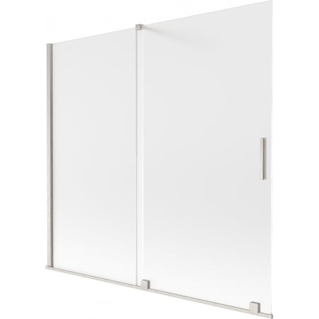 Mexen Velar 2-wing sliding shower screen 170 x 150 cm, frost, brushed nickel - 896-170-000-31-97