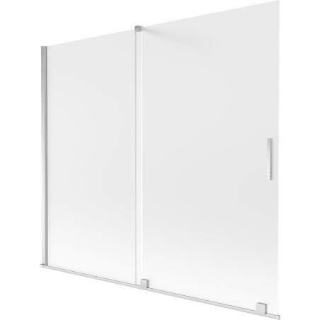 Mexen Velar 2-panel sliding bath screen 180 x 150 cm, frost, chrome - 896-180-000-31-01