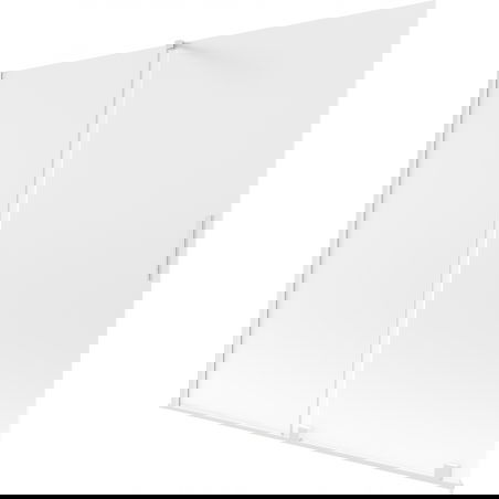 Mexen Velar 2-wing sliding bath screen 180 x 150 cm, frost, white - 896-180-000-31-20