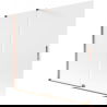 Mexen Velar 2-wing sliding shower screen 180 x 150 cm, frosted, rose gold - 896-180-000-31-60