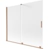 Mexen Velar 2-panel sliding shower screen 180 x 150 cm, frosted, brushed copper - 896-180-000-31-65