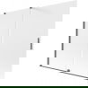Mexen Velar 2-panel sliding bath screen 180 x 150 cm, frosted, brushed gun gray - 896-180-000-31-66