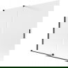 Mexen Velar 2-panel sliding shower screen 180 x 150 cm, frosted, black - 896-180-000-31-70