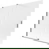 Mexen Velar 2-panel sliding bathtub screen 180 x 150 cm, frost, gun metal - 896-180-000-31-95
