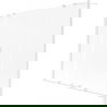 Mexen Velar Duo Bathtub Screen 2-Panel Sliding 180 x 150 cm, Frosted, White - 896-180-000-32-20
