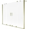 Mexen Velar Duo sliding bathtub screen 2-wing 180 x 150 cm, frost, gold - 896-180-000-32-50
