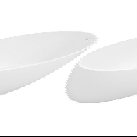 Mexen Prato freestanding bathtub made of conglomerate 170 x 100 cm, white matte - 57251701000