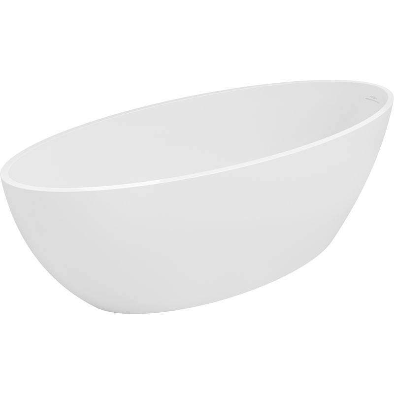 Mexen Prato freestanding bathtub made of conglomerate 170 x 70 cm, matte white - 57251707000