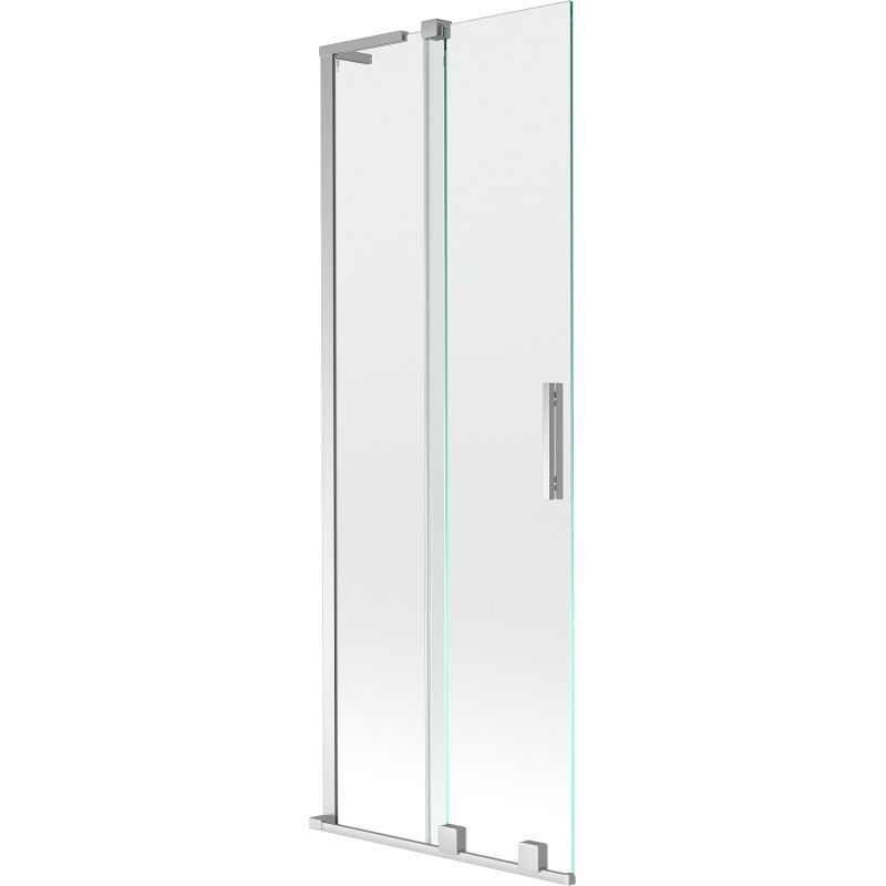 Mexen Velar L 2-wing sliding bathtub screen 70 x 150 cm, transparent, chrome - 896-070-003-01-01