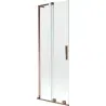 Mexen Velar L 2-panel sliding bath screen 70 x 150 cm, transparent, rose gold - 896-070-003-01-60