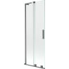 Mexen Velar L bath screen 2-panel sliding 70 x 150 cm, transparent, gun metal - 896-070-003-01-95