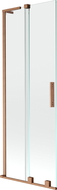Mexen Velar L 2-panel sliding bath screen 75 x 150 cm, transparent, brushed copper - 896-075-003-01-65