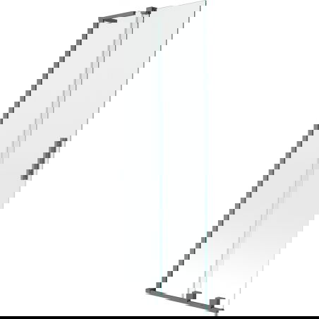 Mexen Velar L bathtub screen 2-wing sliding 75 x 150 cm, transparent, gun metal - 896-075-003-01-95