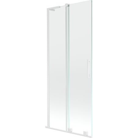 Mexen Velar L 2-panel sliding bath screen 80 x 150 cm, transparent, white - 896-080-003-01-20
