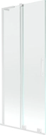 Mexen Velar L 2-panel sliding bath screen 80 x 150 cm, transparent, white - 896-080-003-01-20