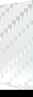 Mexen Velar L bathtub screen 2-panel sliding 80 x 150 cm, transparent, white - 896-080-003-01-20