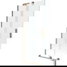 Mexen Velar L bath screen 2-wing sliding 80 x 150 cm, transparent, brushed copper - 896-080-003-01-65