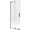 Mexen Velar L 2-wing sliding bathtub screen 80 x 150 cm, transparent, brushed gun gray - 896-080-003-01-66