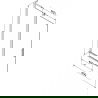 Mexen Velar L 2-wing Sliding Bathtub Screen 85 x 150 cm, Transparent, Chrome - 896-085-003-01-01