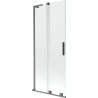 Mexen Velar L 2-wing sliding shower screen 85 x 150 cm, transparent, brushed gun gray - 896-085-003-01-66