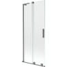Mexen Velar L 2-panel sliding shower screen 85 x 150 cm, transparent, gun metal - 896-085-003-01-95