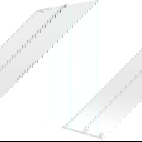 Mexen Velar L shower screen 2-panel sliding 90 x 150 cm, transparent, white - 896-090-003-01-20