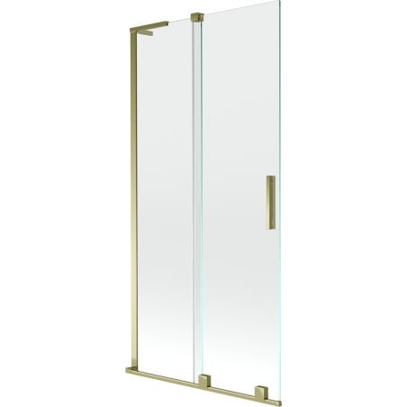 Mexen Velar L 2-wing sliding bath screen 90 x 150 cm, transparent, gold - 896-090-003-01-50