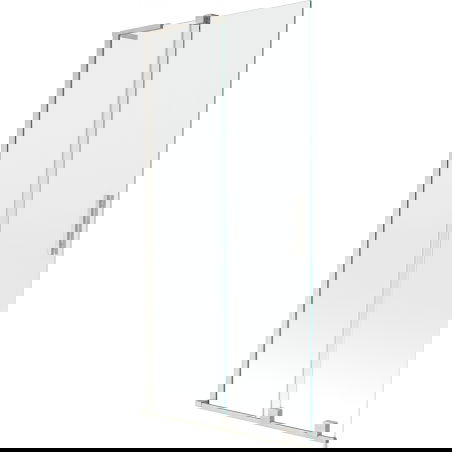 Mexen Velar L 2-panel sliding bath screen 90 x 150 cm, transparent, brushed nickel - 896-090-003-01-97