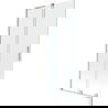Mexen Velar L 2-panel sliding bath screen 90 x 150 cm, transparent, brushed nickel - 896-090-003-01-97