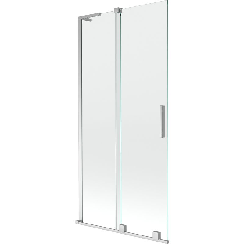 Mexen Velar L 2-wing sliding shower screen 95 x 150 cm, transparent, chrome - 896-095-003-01-01