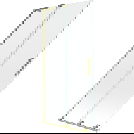 Mexen Velar L 2-wing sliding bath screen 95 x 150 cm, transparent, gold - 896-095-003-01-50
