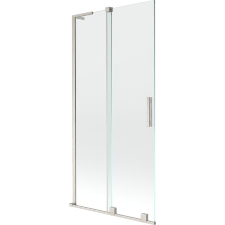 Mexen Velar L 2-Wing Sliding Bathtub Screen 95 x 150 cm, Transparent, Brushed Nickel - 896-095-003-01-97