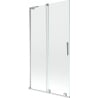 Mexen Velar L 2-leaf sliding bath screen 100 x 150 cm, transparent, chrome - 896-100-003-01-01