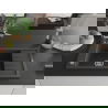 Mexen Elias 1-compartment granite sink with a drip tray and kitchen mixer tap Flora, spotted black - 6511-76-670401-07