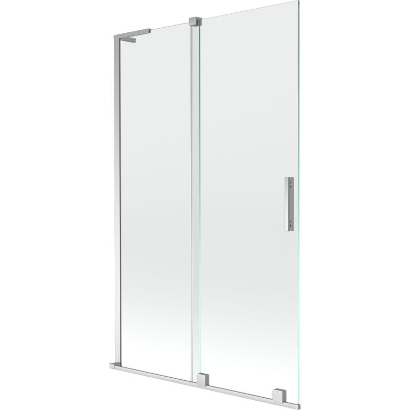 Mexen Velar L 2-wing sliding shower screen 110 x 150 cm, transparent, chrome - 896-110-003-01-01