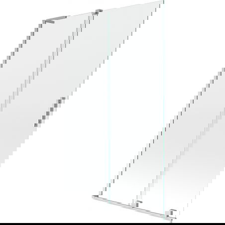Mexen Velar L 2-wing Sliding Bath Screen 110 x 150 cm, Transparent, Chrome - 896-110-003-01-01