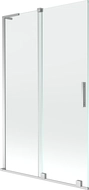 Mexen Velar L 2-wing Sliding Bath Screen 110 x 150 cm, Transparent, Chrome - 896-110-003-01-01