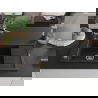 Mexen Elias 1-compartment granite sink with a drip tray and kitchen mixer tap Flora, Black - 6511-77-670401-57-G