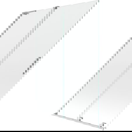 Mexen Velar L folding bath screen 2-panel sliding 120 x 150 cm, transparent, chrome - 896-120-003-01-01