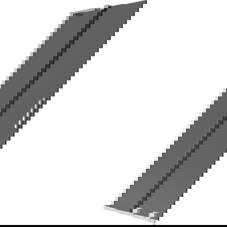 Mexen Velar L 2-panel sliding bathtub screen 70 x 150 cm, graphite, chrome - 896-070-003-41-01