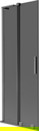 Mexen Velar L bathtub screen, 2-wing sliding 70 x 150 cm, graphite, gun metal - 896-070-003-41-95