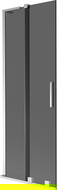 Mexen Velar L Bathtub Screen 2-Panel Sliding 75 x 150 cm, Graphite, Chrome - 896-075-003-41-01