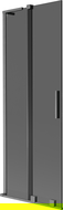 Mexen Velar L 2-panel sliding bath screen 75 x 150 cm, graphite, brushed gun gray - 896-075-003-41-66