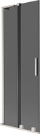 Mexen Velar L sliding bathtub screen 2-panel 75 x 150 cm, graphite, brushed nickel - 896-075-003-41-97