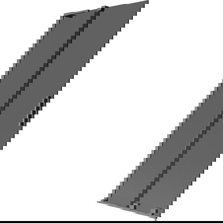 Mexen Velar L 2-wing sliding bathtub screen 80 x 150 cm, graphite, brushed gun gray - 896-080-003-41-66