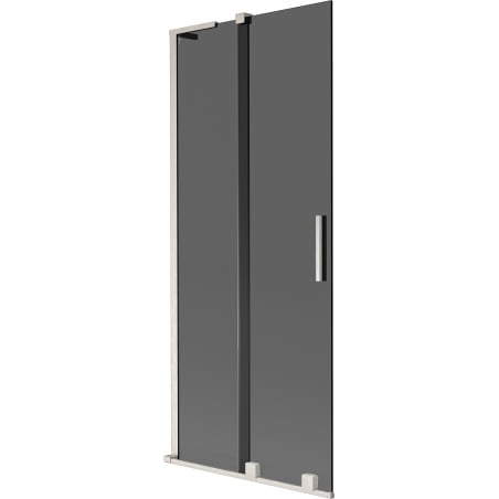 Mexen Velar L 2-wing sliding bath screen 80 x 150 cm, graphite, brushed nickel - 896-080-003-41-97